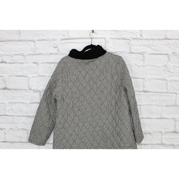 Ejoy Net Plaid Checkered Turtleneck Quilted Pullover Sweater Dress 3XL - Picture 6 of 11